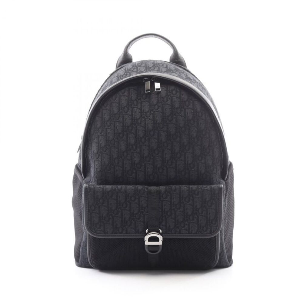 Dior DIOR 8 Oblique Canvas Leather Backpack